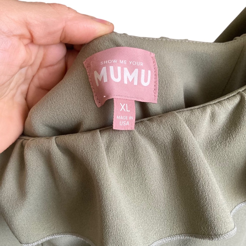 Show Me Your MuMu Green Ruffle Maxi Dress - Picture 5 of 5